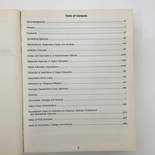 2006 Higher Education Directory Colleges Universities Admin Contacts Reference - Imagen 9 de 20