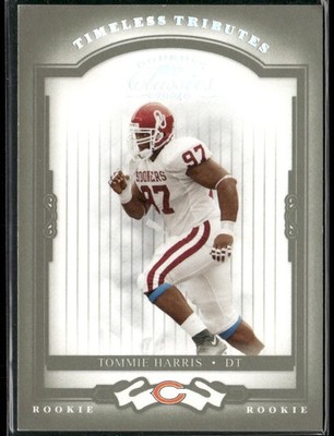 2004 Donruss Classics Rookie RC Timeless Tributes /50 Tommie Harris #218