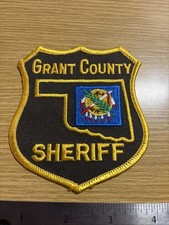Grant County Oklahoma Sheriff Patch Historica...