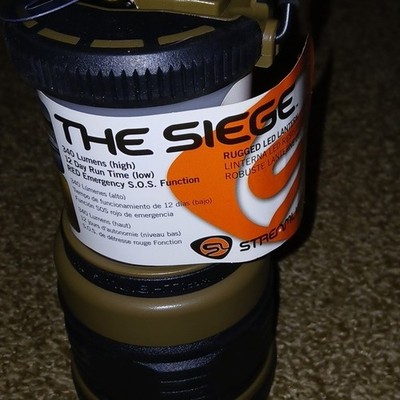 Streamlight The Siege LED Lantern Coyote 340 Lumens Waterproof Portable S.O.S