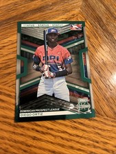 Diego Ortiz 2023 Elite Extra Edition Status Green #182 31/499 Dominican DPL