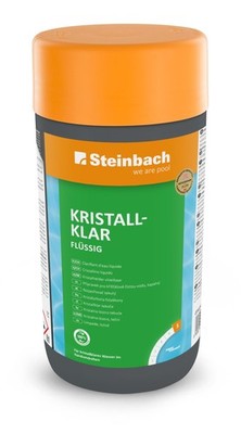 Steinbach Poolpflege Kristallklar flüssig 1 Liter | sorgt für glasklares Wasser