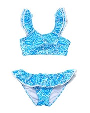 Snapper Rock Santorini Frill Crop Bikini