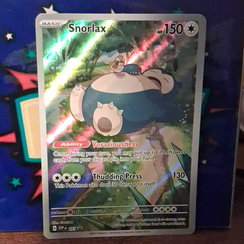Pokemon TCG Snorlax SVP 051 Scarlet & Violet Promo Holo HP 150 English