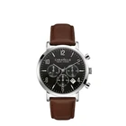 Bulova Caravelle Men's Quartz Chronograph Brown Leather Watch 43B140