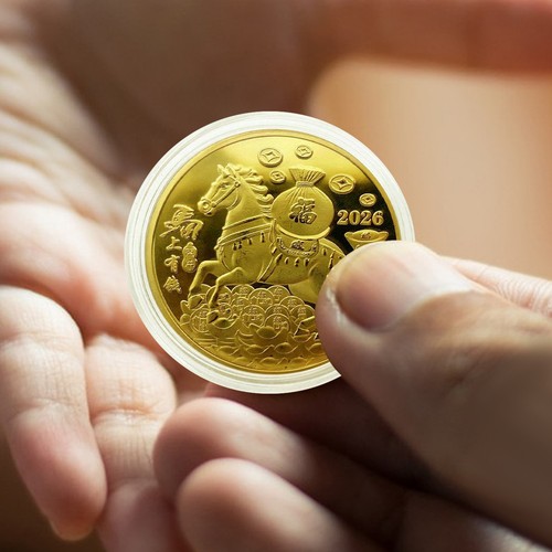 Money Is Coming Soon - El Año 2026 del Caballo Delicada Moneda Conmemorativa - Imagen 7 de 11
