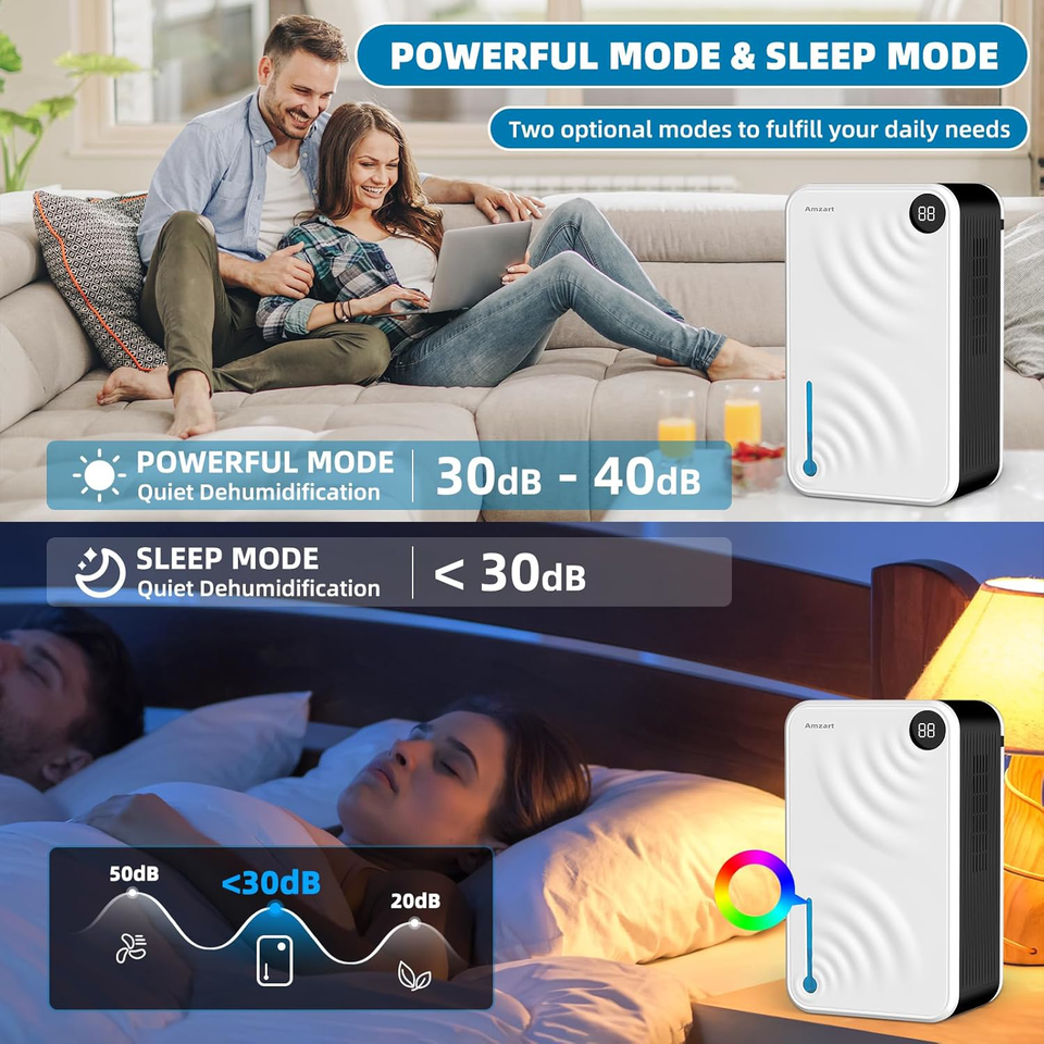 Dehumidifier 980 Sq.Ft, 118 Oz Dehumidifier for Home for Basement