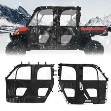 KEMIMOTO UTV Soft Cab Enclosure Full Door for Polaris Ranger CREW XP 1000 17-25