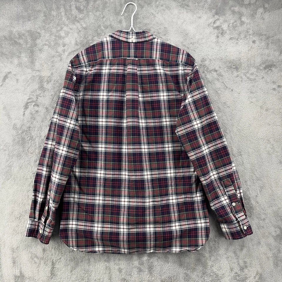 Camisa Ralph Lauren Para Hombre Grande Multicolor A Cuadros Abotonada Calce Ajustado Preppy Foto 2 de 4