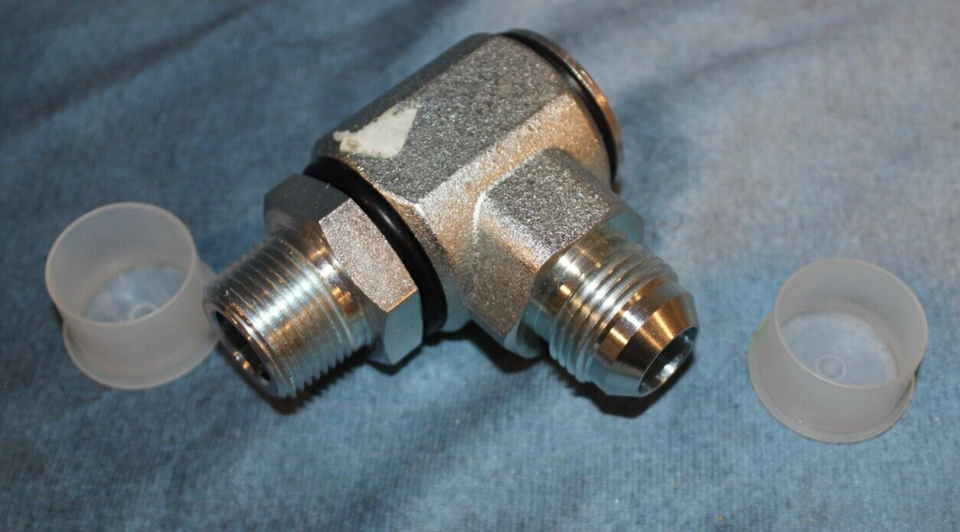 New Parker Hydraulic 90 Deg Elbow Pressure Balanced Swivel S Series new-parker-hydraulic-90-deg-elbow-pressure-balanced-swivel-s-series