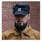 Bronson Vintage Fall Winter Men Railroad Engineer Hat Adjustable Soft Brim Cap