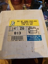 1-1/4in Emt Set Screw Coupling Box Of 20