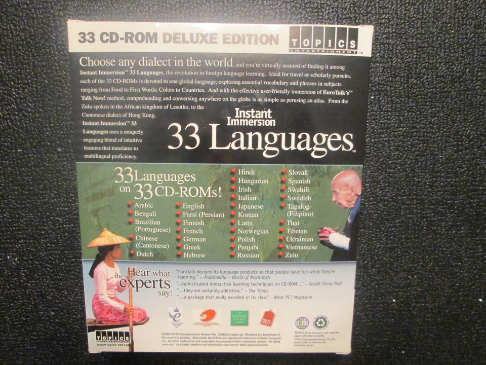 The Euro Method Instant Immersion 33 Languages (33 CD Set) Deluxe Edition - Image 2 of 4