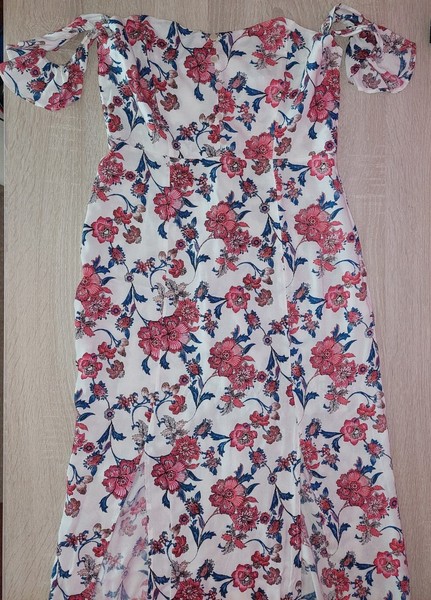 Vestido floral largo