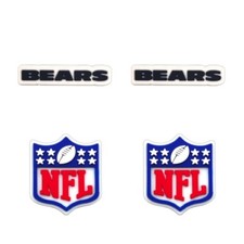 NFL Chicago Bears Football Team For Crocs Shoe Charms Jibbitz - 4 pieces