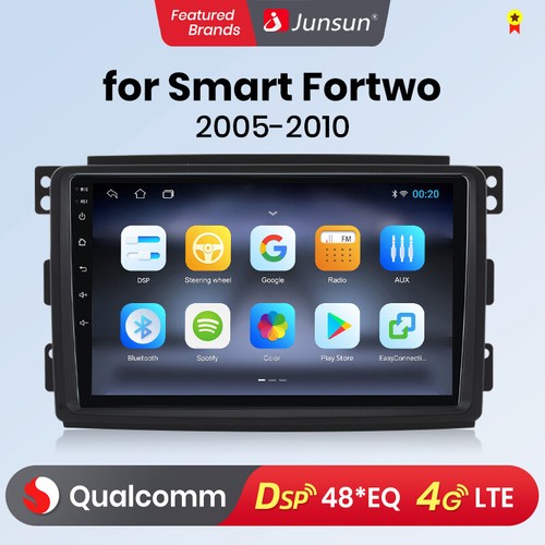 Qualcomm 128G 8 Kern CarPlay Android Autoradio GPS für Smart Fortwo 451 2005-10 - Bild 1 von 14