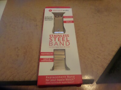 Element Works Stainless Steel Replacement Band for Apple Watch