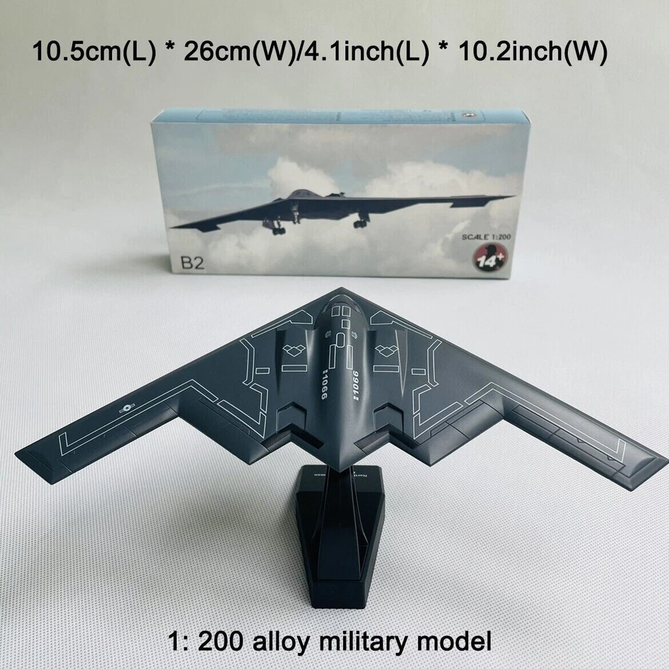 1:200 Diecast USAF Grumman B-2 Spirit Bomber Aircraf Model Military Collection - Image 3 of 4
