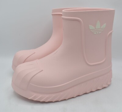Adidas Women Size Adifom Superstar Light Pink Rain Snow