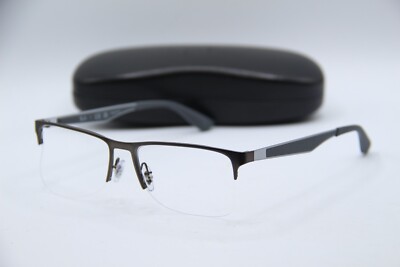 NEW RAY-BAN RB 6335 2855 BLACK GREY GUNMETAL AUTHENTIC FRAMES EYEGLASSES 56-17