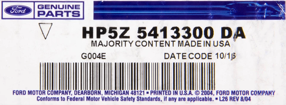 Alfombrillas de vinilo de goma para todo tipo de clima Lincoln MKZ 2017-2020 NUEVAS OEM, negras Foto 3 de 3