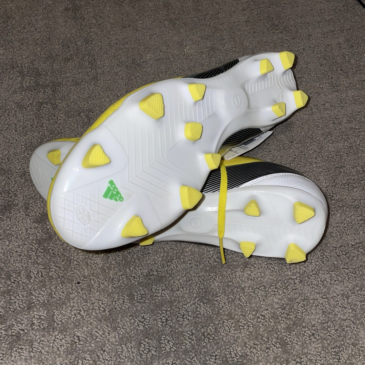 ADIDAS F-10 TRX FG SOCCER SHOES/CLEATS Mens Yellow, Black, White