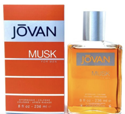 Coty Jovan Musk Aftershave Cologne 8oz. FOR MEN 