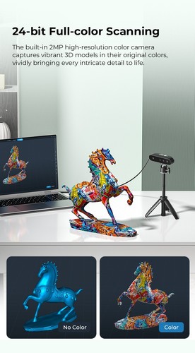 Creality CR-Scan Ferret SE 3D Scanner - 0,1mm Präzision, 30fps Handscanner - Afbeelding 3 van 17
