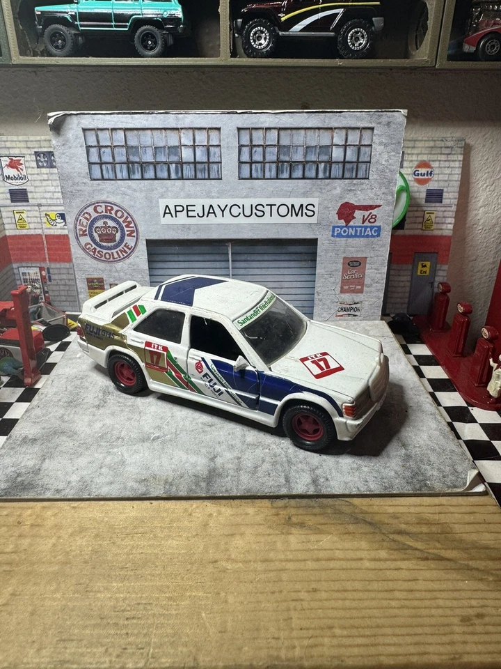 Matchbox Super Kings K-115 1985 Mercedes 190E 2-3-16 - Rally Foto 2 de 4