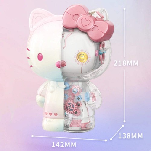 Figura Hello Kitty Prism Mecha - Serie TOP TOY Transparente con Control Remoto - Imagen 5 de 7