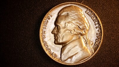 1962 Jefferson Nickel BRILLIANT UNCIRCULATED