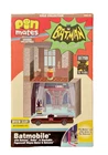 NEW PINMATES BATMOBILE-BATMAN & ROBIN W/WAYNE MANOR & BATCAVE