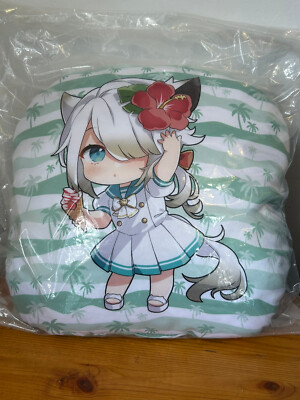 Ys IX: Monstrum Nox White Cat Mini Polyester Pillow Cushion Lottery Prize Ys 9