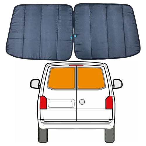 VW T5, T5.1, T6, T6.1 Transporter & Caravelle Magnetic Thermal Blinds - Picture 2 of 11