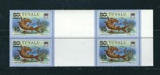 Tuvalu SC # 150 No 109 Surcharge, Hammerhead Shark, 45 on 50C .Block 4 . MNH
