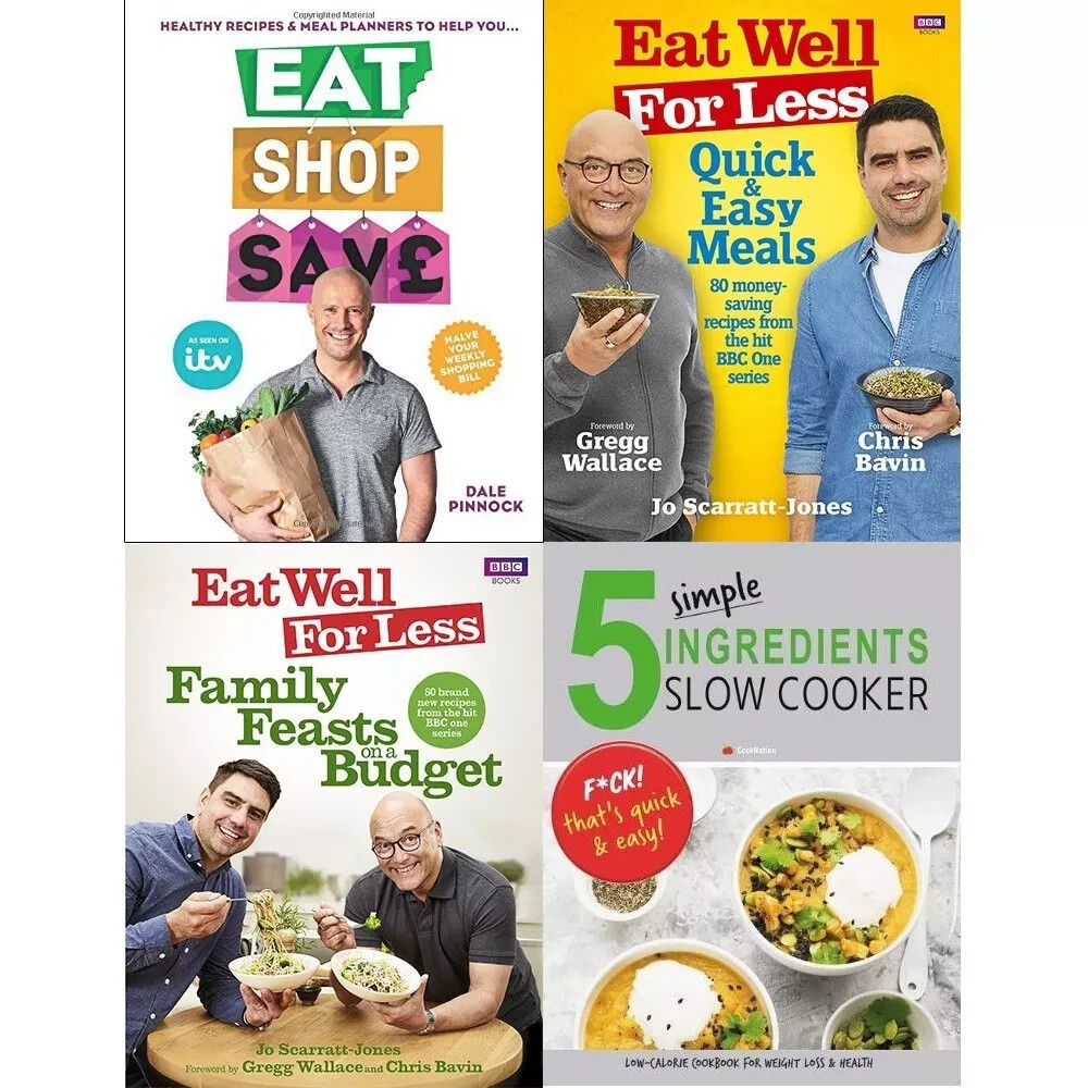 Eat shop save eat well for less family feasts on a budget 4 Books collection set - Image 2