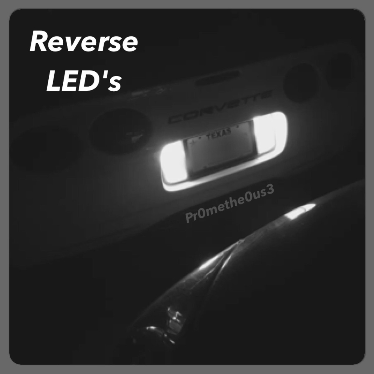 C5 Corvette Fog Lights 1997-2004 Corvette C5 Reverse Light 80W LED ...