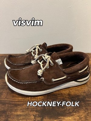 visvim HOCKNEY-FOLK /BROWN/9 boots