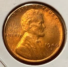 1940-D Lincoln Wheat Cent Penny GEM RD BU From an Original Bank Roll