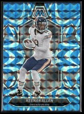 2024 Panini Mosaic #39 Keenan Allen Mosaic Reactive Blue