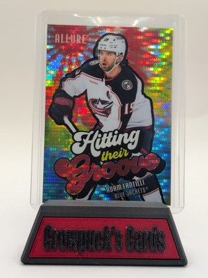 2025-26 Allure ADAM FANTILLI Hitting Their Groove Red Spectrum Color Match /399