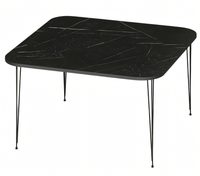 Eleganter Schwarzer Couchtisch Aus Holz Mit Modernem Design