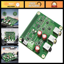 High-Resolution DAC Audio Card for Raspberry Pi 5/4/3B /3B/Zero - 384KHz/32bit,