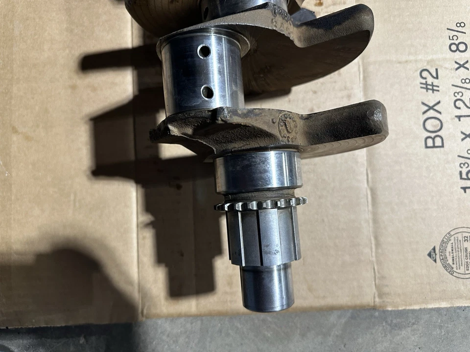 Cigüeñal de dientes genuino GM Chevrolet GMC 4,8 L L LS LR4 GEN III 24X NÚCLEO 99-06 Foto 2 de 4