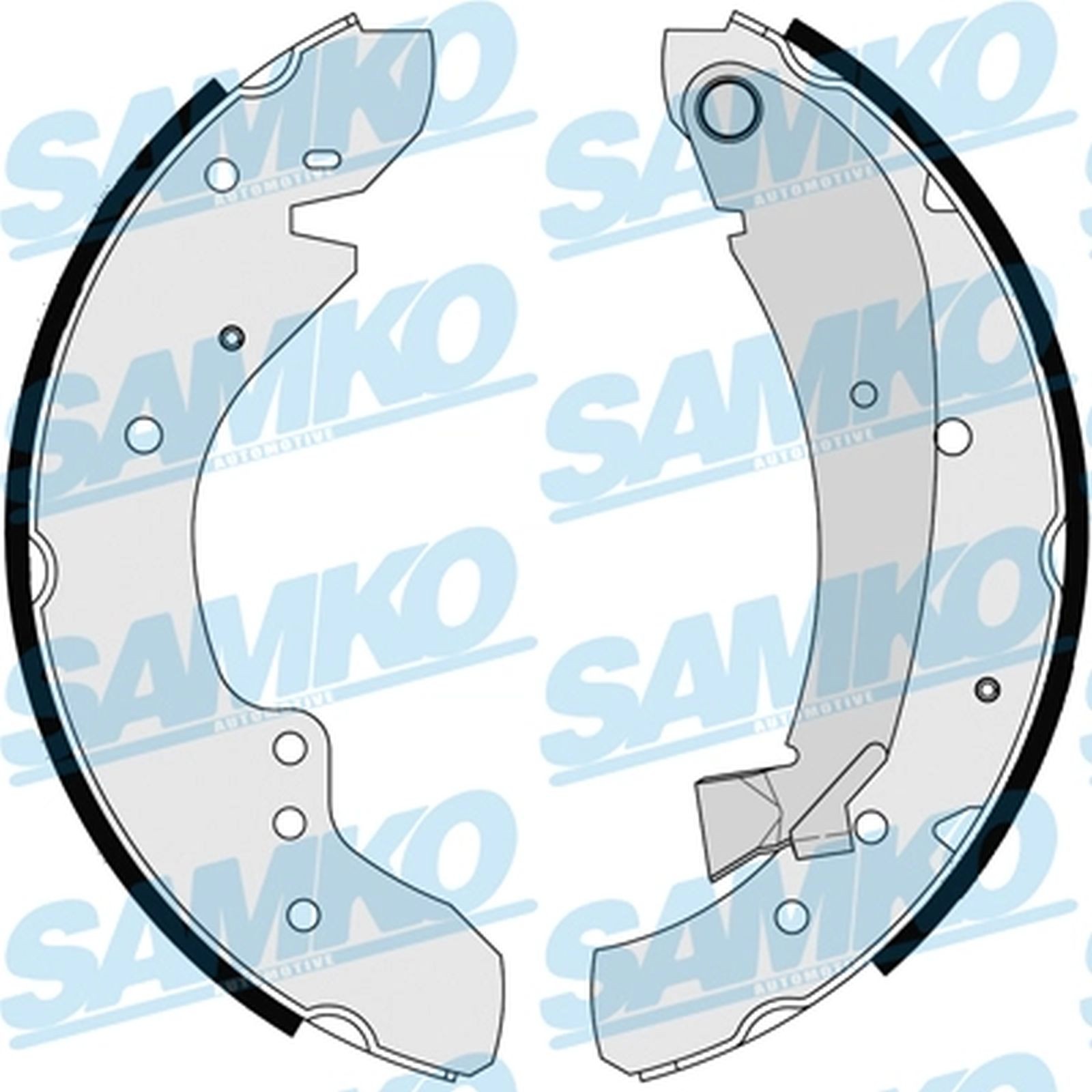 ORIGINAL® SAMKO 87110 Bremsbackensatz Hinten für Fiat DUCATO Kasten DUCATO