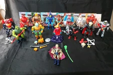 Masters Of The Universe Origins Loose Lot ScareGlow, Skeltor, Mini Comics & More