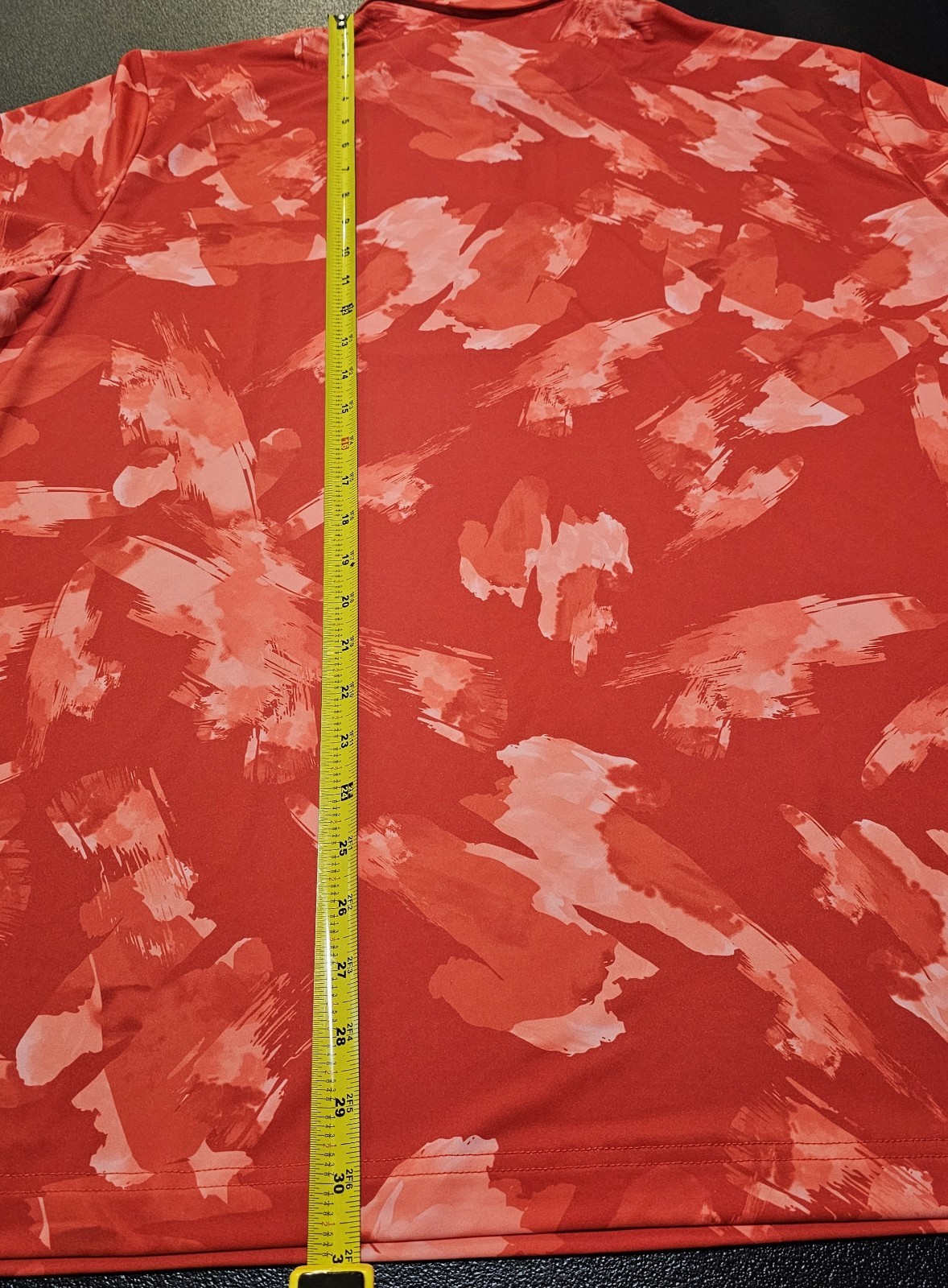 BIRDIE BOUND XL Mens Golf Polo Orange 