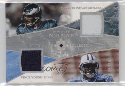 2006 Ultimate Collection Jersey 5/50 Donovan McNabb Rookie Dual Patch RC 0qo1