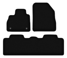 Velours Fußmatten für Renault Espace V Bj. 2015-  3-tlg Automatten Passgenau