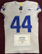 Jamir Jones Los Angeles Rams NFL Team Issued Bone Alt Game Jersey (Notre Dame)